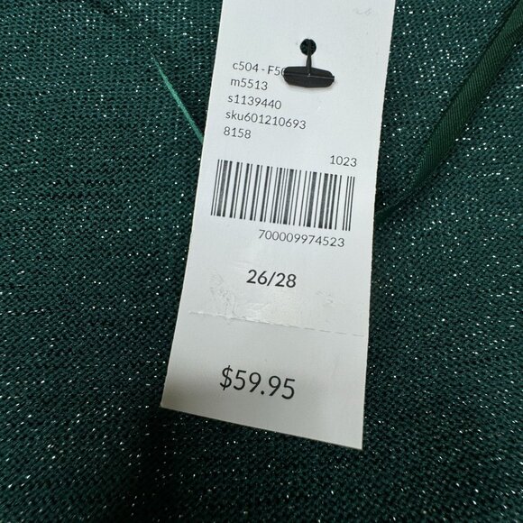 Lane Bryant BRAND‎ NEW Open Lite Cardigan Size 26/28 Green - Picture 7 of 8